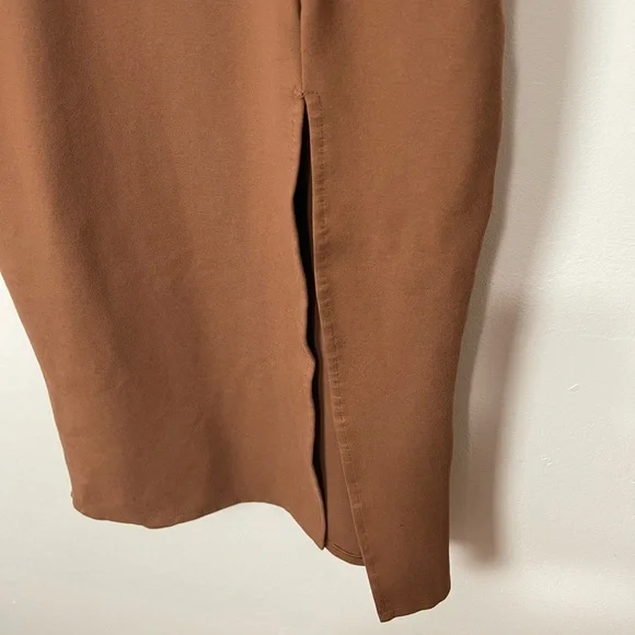 Fashion Nova Pencil Slit Body cone Midi Dress Browen Size L - Picture 5 of 12